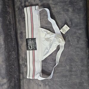 Goldberg White Microfiber Jockstrap